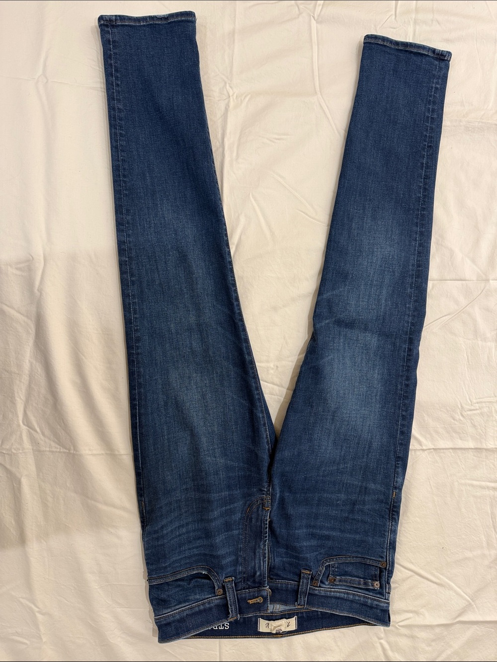 Madewell Men's Dark Blue Skinny Jeans